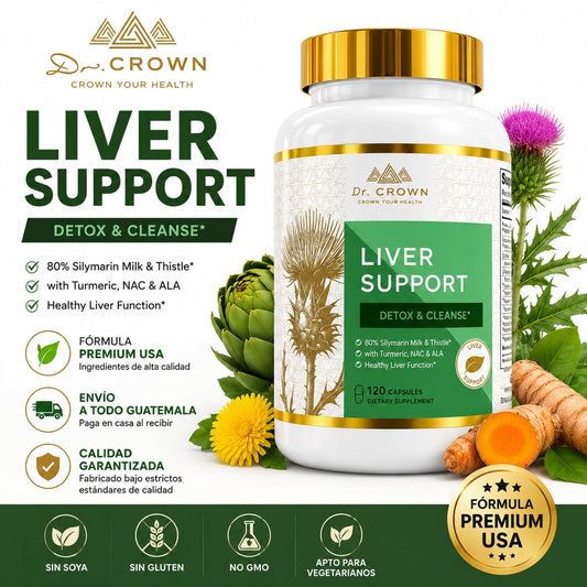 LIVER SUPPORT para limpieza hepática, desintoxicación