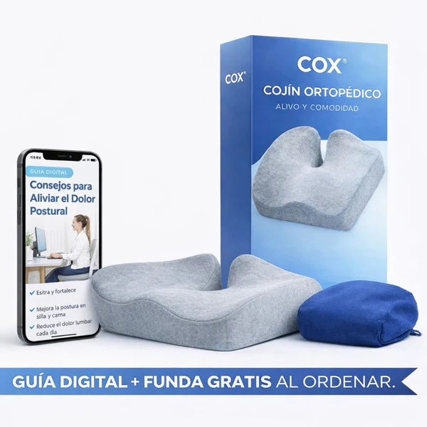 COX® |Cojín Ergonómico para Asiento. Siéntate sin dolor, incluso después de horas